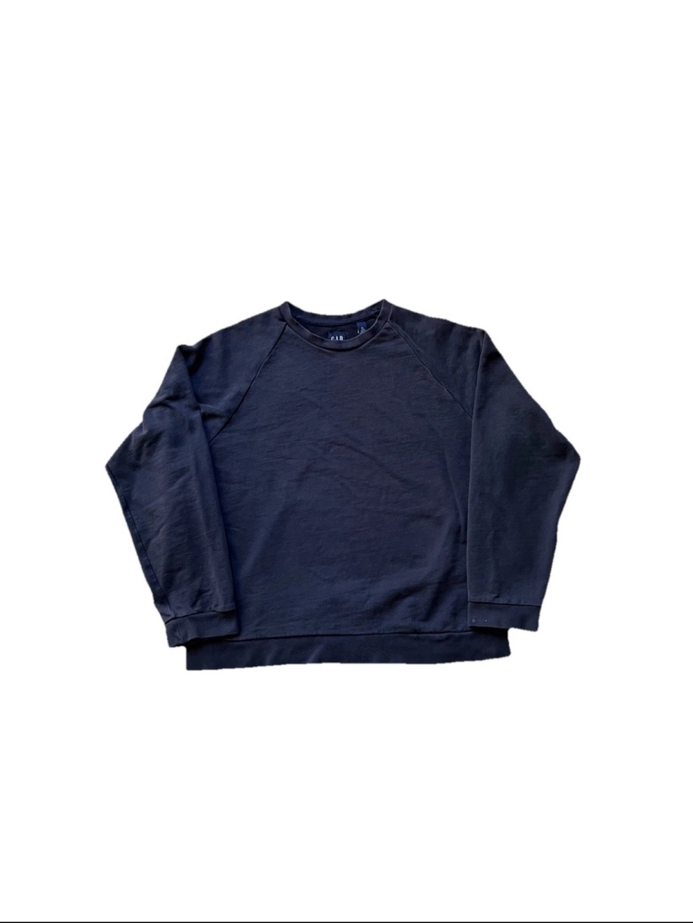 VTG GAP Men's Blue Pullover Crewneck Sweater Size XL 100% Cotton